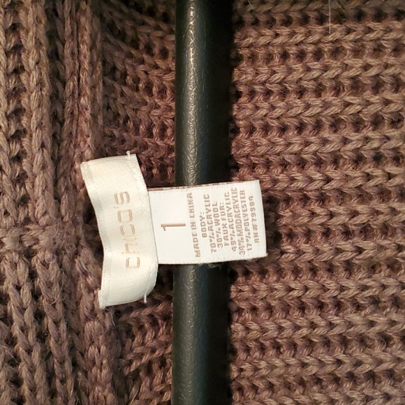 Chico's Brown Sweater Vest - Picture 3 of 3